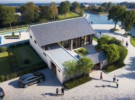 農(nóng)村自建別墅一層效果圖,新農(nóng)村一層自建房占地12.5x16米設(shè)計(jì)圖149..