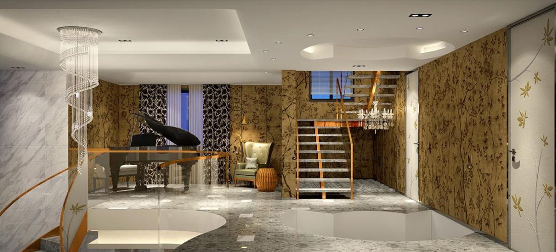 現(xiàn)代奢華琴房設(shè)計(jì)圖片