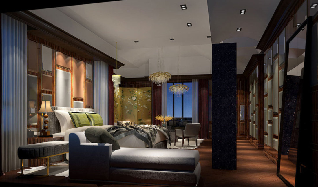 現(xiàn)代奢華端景營造設(shè)計(jì)圖片