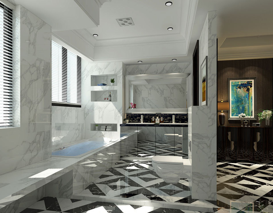 奢華風格衛(wèi)浴裝修案例