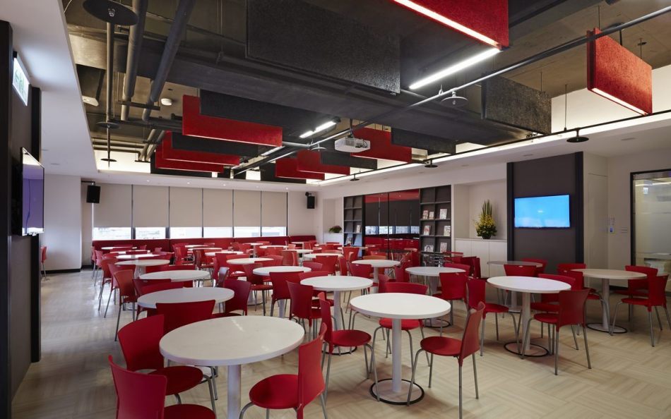 現(xiàn)代風(fēng)格員工餐廳裝修案例