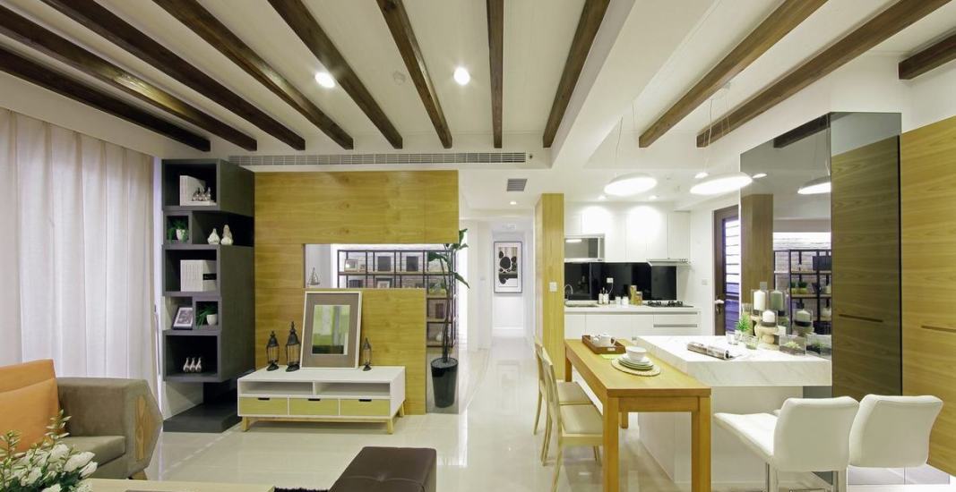 鄉(xiāng)村風格電視墻效果圖