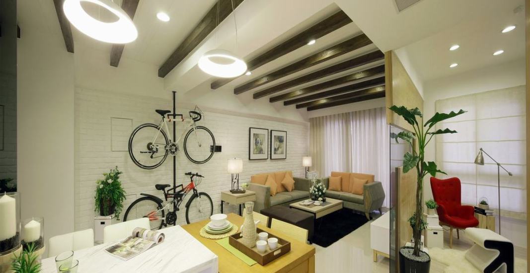 鄉(xiāng)村風格客廳、書房效果圖