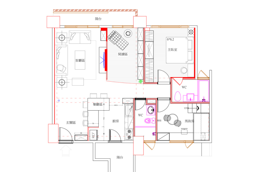 鄉(xiāng)村風格平面圖效果圖
