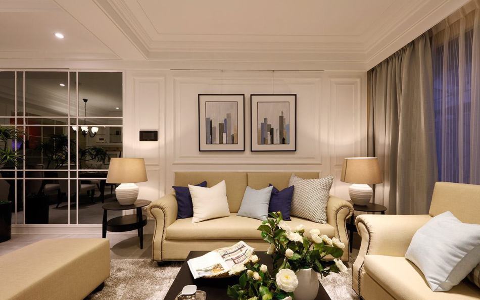 美式風(fēng)格客廳設(shè)計圖片