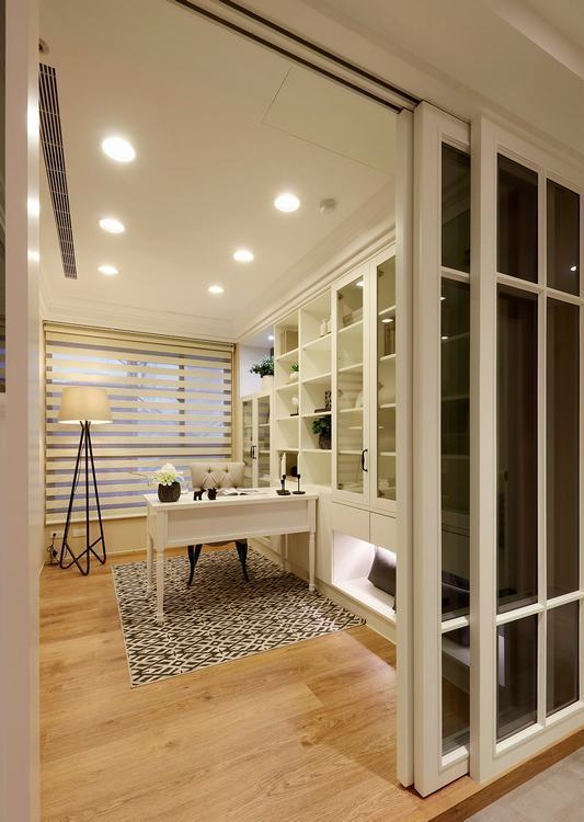 美式風(fēng)格書房設(shè)計圖片