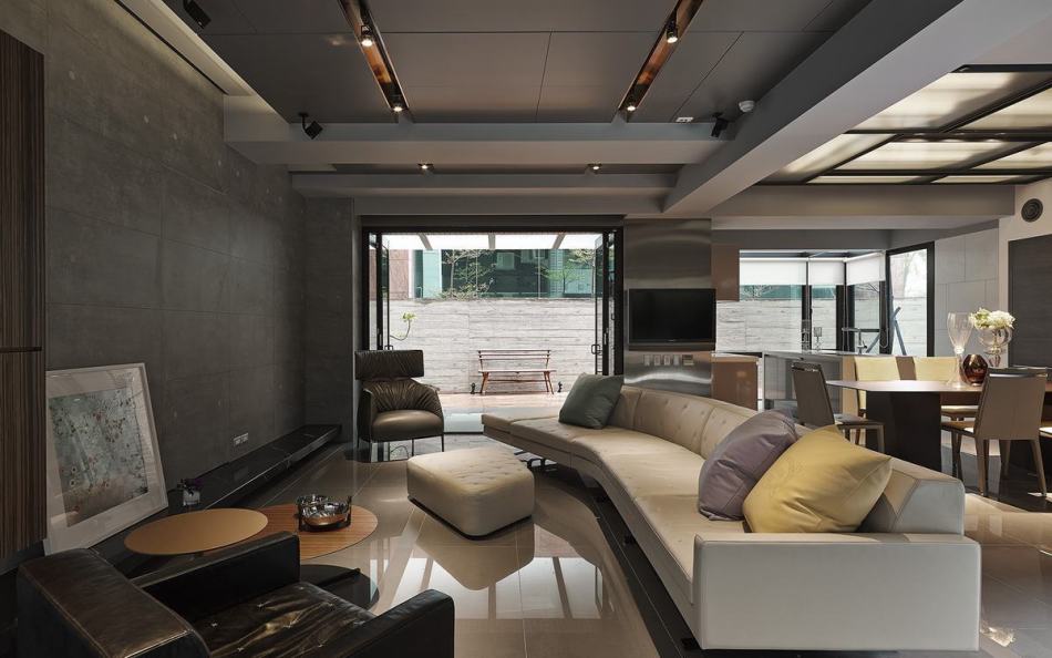 現(xiàn)代風格電視主墻圖