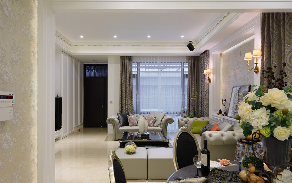 新古典視覺拉高裝修效果圖