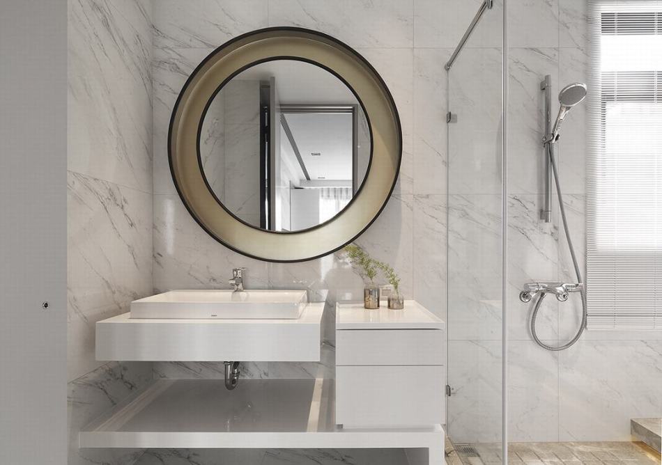 現(xiàn)代風(fēng)格主臥衛(wèi)浴裝修效果圖