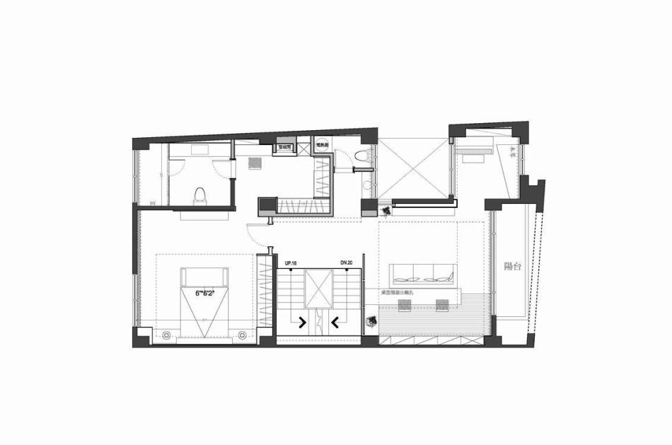 東方風(fēng)格2F平面圖設(shè)計(jì)圖片