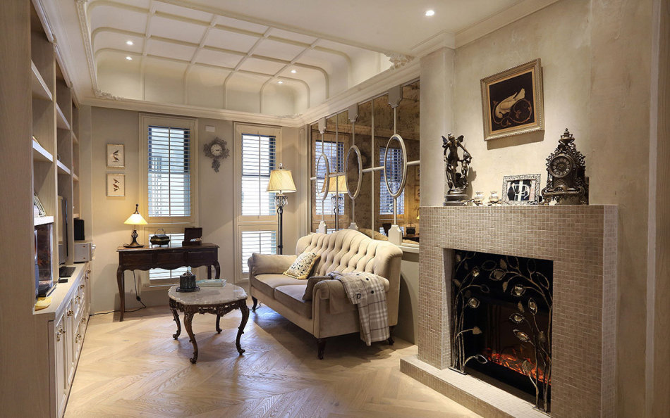 鄉(xiāng)村風(fēng)格起居空間效果圖