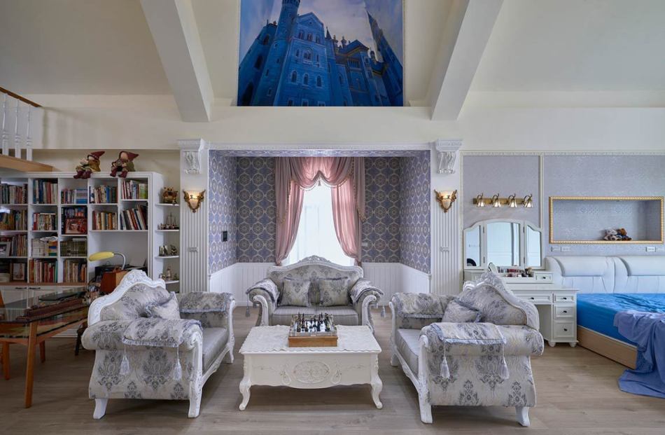 地中海風(fēng)格主臥機(jī)能裝修案例