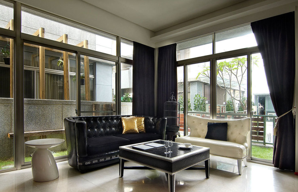 現(xiàn)代風(fēng)格窗光綠影裝修圖片