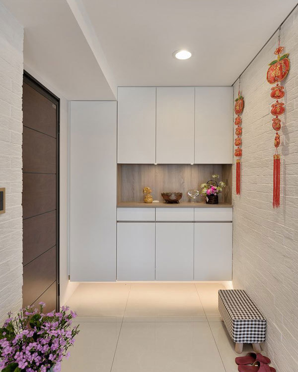 混搭風(fēng)玄關(guān)裝修案例