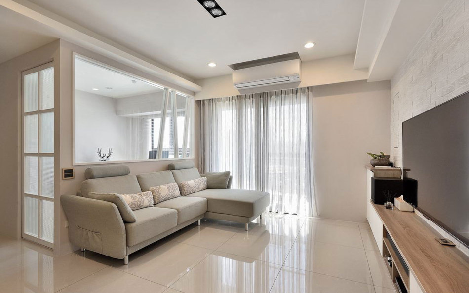 混搭風(fēng)客廳裝修案例