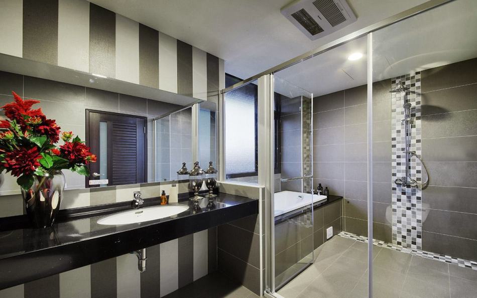 輕工業(yè)風(fēng)衛(wèi)浴空間圖片