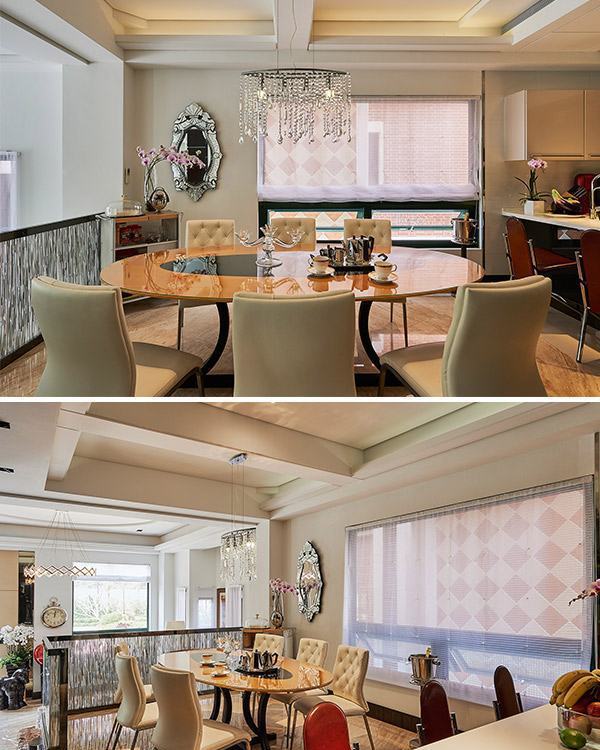 混搭風(fēng)餐廚區(qū)設(shè)計(jì)效果圖