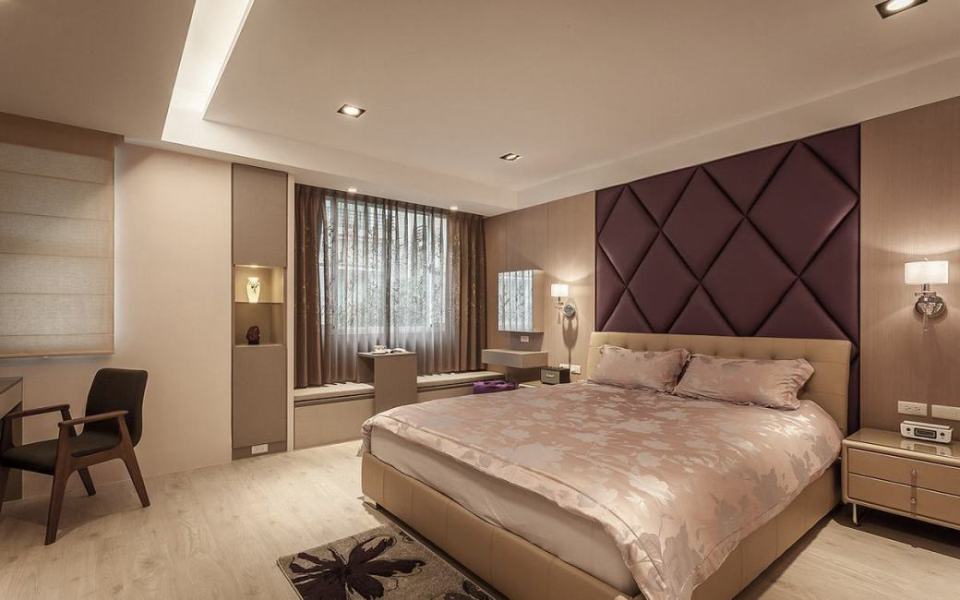 美式風(fēng)格優(yōu)雅臥房欣賞圖