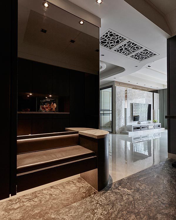 混搭風(fēng)穿鞋椅效果圖