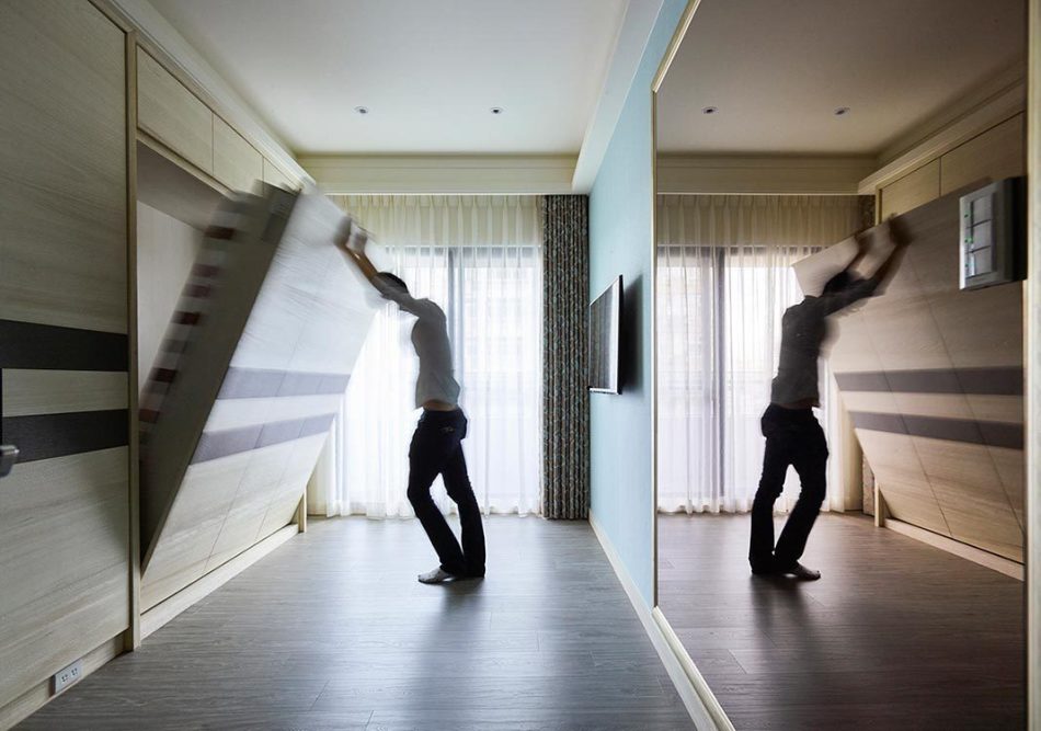 混搭風(fēng)多功能空間效果圖