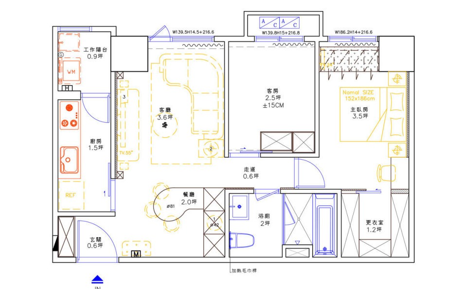 古典風(fēng)格平面圖裝修效果圖